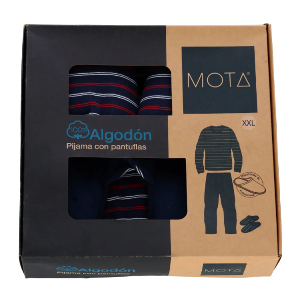 PIJAMA LARGO ALGODON